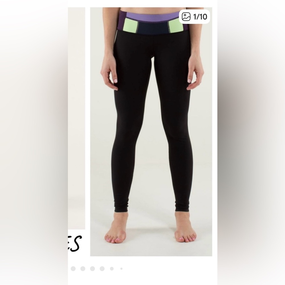 Lululemon Black Wunder Under Leggings